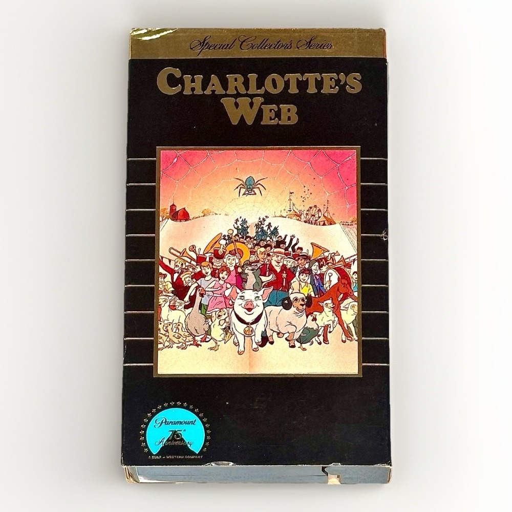 VHS CHARLOTTE'S WEB Waterfall Back Paramount Special Collector Series